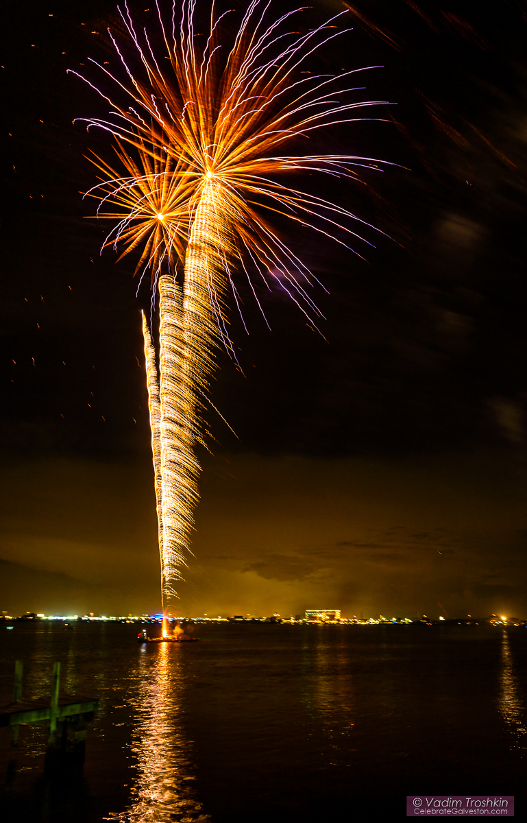 June 27, 2015. Galveston Fireworks Blog