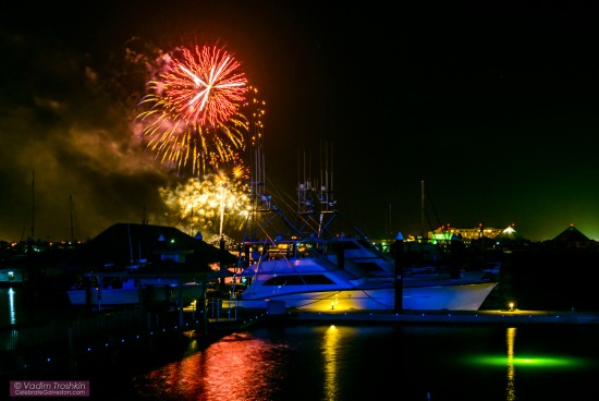 July 10, 2015. #Galveston Fireworks